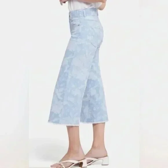 NYDJ Major Marian Annabella Print Capri Jean. Sz: 10 - Picture 12 of 14